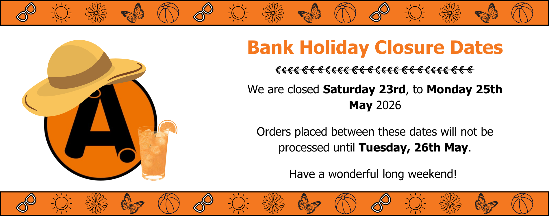 Happy Bank Holiday!
