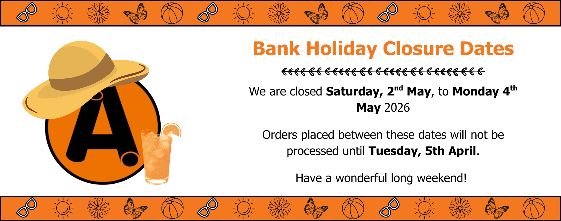 Happy Bank Holiday!