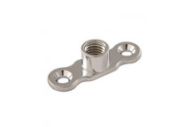 M10 A640 Metric Thread Chrome Plated Brass Backplate Female