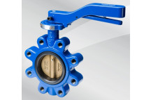 65mm 970 Ductile Iron Fully-Lugged Butterfly Valve PN16