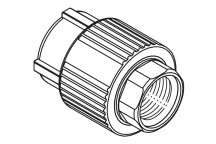 40mm x 1 1/4\" (F) 21116 FUSIOTHERM Transition Piece Hex Thread