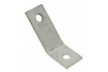 A241 45 Degree External Angle Bracket - Single Holes
