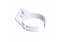 40mm 242.15W White Terrain Expansion Fitting Fixing Clip