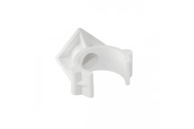 19mm 540.75W White Terrrain Pipe Fixing Clip