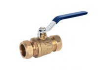 15mm ART59 DZR Brass Ball Valve Blue Lever CxC PN25