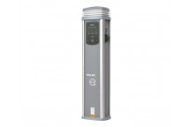 Quantum Smart EV Charging Pedestal - 1x up to 7.4kW Type 2 Socket - Grey