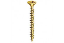 No.8 x 1 1/2\" Zinc Plated Countersunk Posidrive Woodscrew