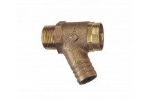 15mm D340 Bronze Lockshield Drain Tap PN10