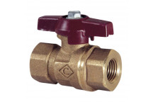 8mm D171T Bronze Ball Valve T-Handle PN25 FxF