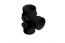 110mm 104P.4.92B Black Terrain Single Equal Branch 92.5 Deg