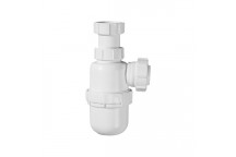 32mm 411T.125 White Adjustable Telescopic Bottle Trap