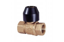 15mm D171LS Bronze Lockshield Ball Valve PN25 FxF