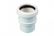 32mm 227.125W White Terrain Spigot/Socket Coupler