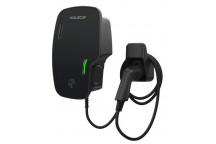 Zura Smart EV Charger - 1 x up to 22kW 3PH Type 2 5m Tethered - Black