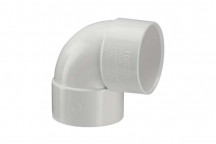 40mm 202.125.91 White 91deg Double Socket Knuckle Bend