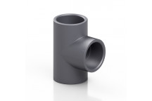 1\" TIA PVC-U Plain Solvent Cement Tee