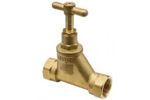 3/4\" EN1213 (BS1010) Brass Stopcock FxF