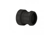 50mm 117.2 Black Straight Boss Ring Seal Adaptor