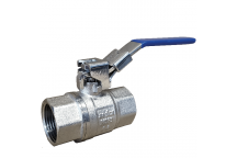 15mm ALB40P-257C1 Brass Ball Valve with Blue Locking Lever BSPP