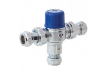 15mm PEG402 Chrome Thermostatic Mixing Valve PN12.5