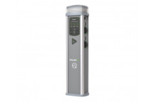 Quantum Smart EV Charging Pedestal - 4x up to 7.4kW Type 2 Sockets - Grey