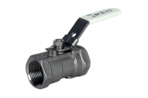 50mm ART901L Stainless Steel 1 Piece Ball Valve BSPT FxF PN55