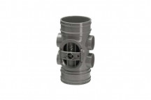 110mm 137.4  Grey Access Pipe Connector 2 Boss Horns