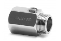 1/2\" x 1/2\" 3310ZA Chrome Plated Brass Ballofix Isolating Ball Valve PN16 MxF