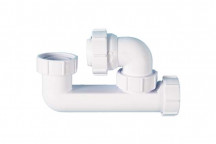 40mm 457.15 White Low Level Bath Trap