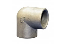 15mm Galvanised Wrought Iron Elbow