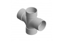 40mm 206.15.91 Grey 91deg Swept Cross