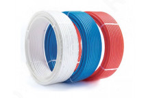 16mm PEX/AL/PEX B Rated RED Insulated Pipe - 100 Metre Length