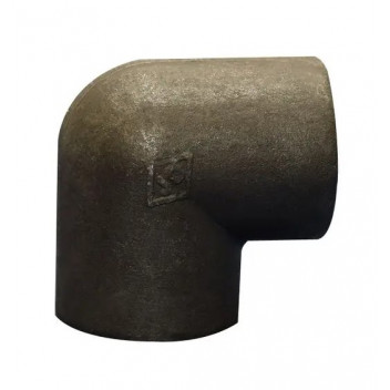 50mm Black Wrought Iron Elbow