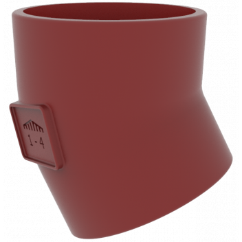 200mm EF002 Ensign Soil Short Radius 30 degree Bend 155933