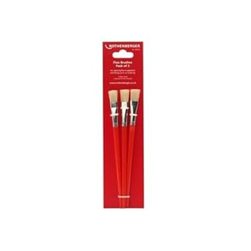 Set Of 3 ROTHENBERGER Flux Brushes