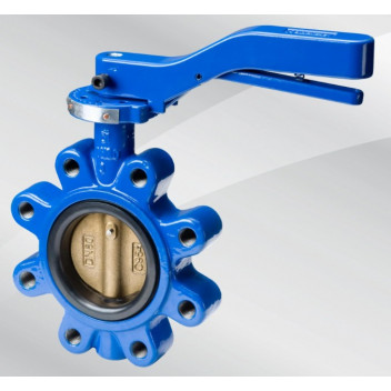 100mm 970 Ductile Iron Fully-Lugged Butterfly Valve PN16