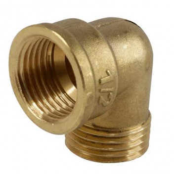 1\" Brass Male/Female Elbow