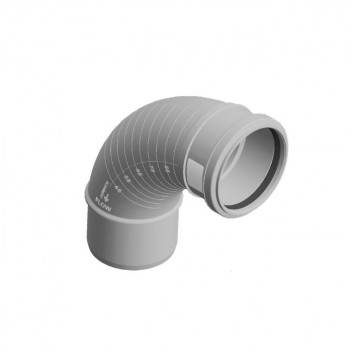 82mm 101P.3.92G Grey Terrain Swept Bend 92.5 Deg