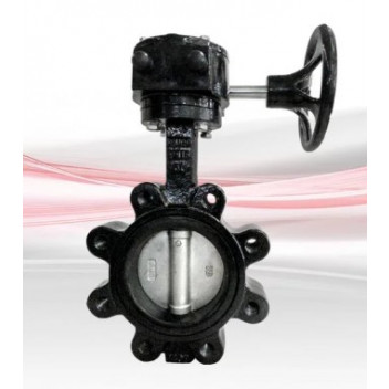 250mm F631 Ductile Iron Fully-Lugged Lever-Operated Butterfly Valve PN16