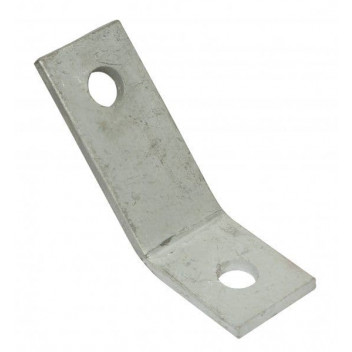 A241 45 Degree External Angle Bracket - Single Holes