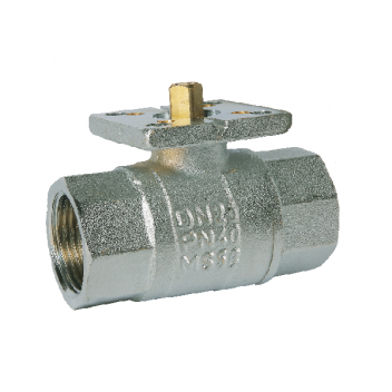 1\" ART160 Brass Ball Valve ISO Direct Mount BSPP Ends FxF PN40