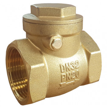 15mm ART84M Brass Swing Check Valve Metal Seat PN20