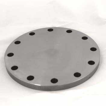 100mm PN16 P235GH Full Thickness BZP Blank Flange EN1092-1