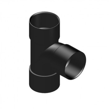 40mm 204.15.91 Black 91deg Swept Tee