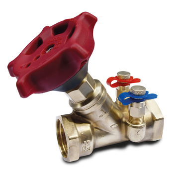 2\" 1260 Brass Commissioning Valve BSPT PN25 FxF