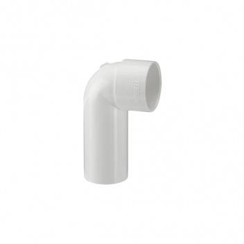 40mm 207.15.92 White 92deg Spigot/Socket Bend