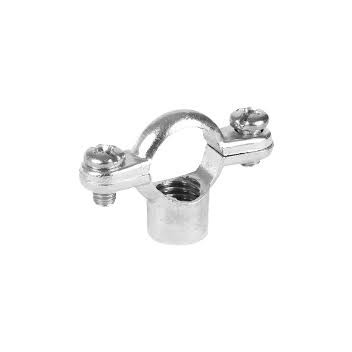 35mm x M10 A632 Metric Chrome Plated Brass Single Pipe Ring