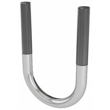 250mm (M16 Thread) Zinc Plated U-Bolt