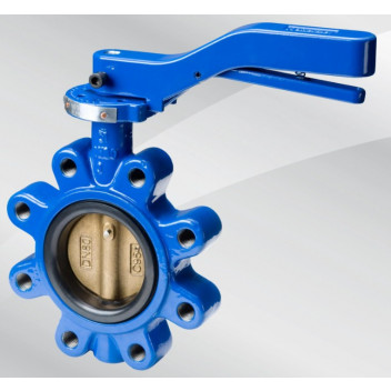 100mm 970W Ductile Iron Fully-Lugged Butterfly Valve PN16