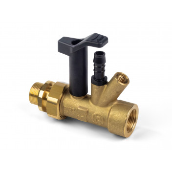 3/4\" DZR Brass TVA Isolator and Drain Off Combination Valve